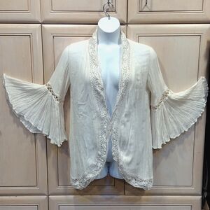 💗Jens Pirate Booty Cream Kimono/ Cover Up Cardigan